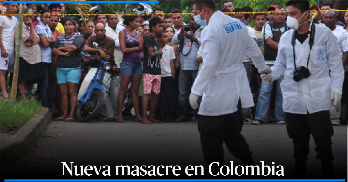 Tres Personas Asesinadas En Una Nueva Masacre En Colombia El Nuevo Día